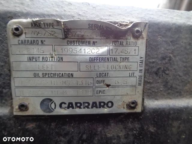 Elementy przedniej osi Carraro 709/S2 Case 5130 Ford - 2