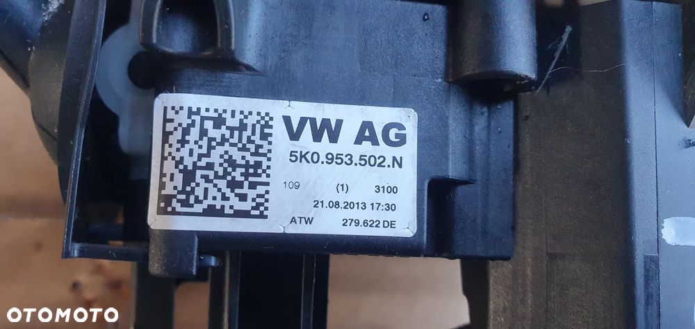 Manetki przełącznik zespolony pająk taśma VW Tiguan I Lift 5K0953569F 5K0953502N 5K0953501AQ - 10