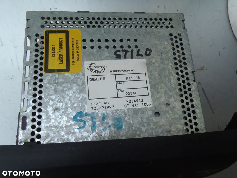 radio panel przełącznik  fiat stilo 5d posiadam wszystkie części do FIATÓW - 3