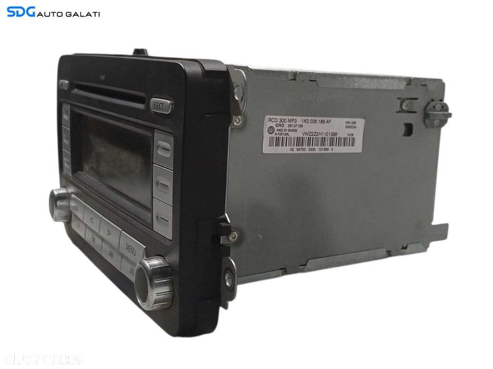 Unitate Radio CD Player Volkswagen Passat B6 2005 - 2010 Cod 1K0035186AP [LR1086] - 3