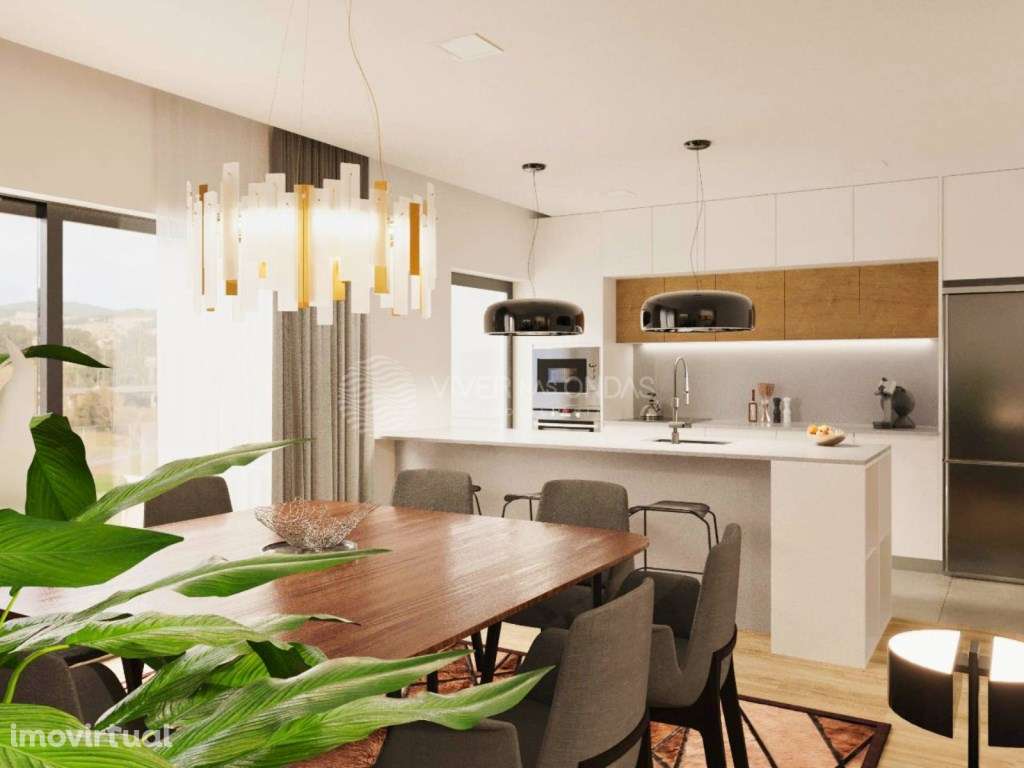 T3 Novo em Condomínio Fechado com Piscina | Celeirós, Braga - Grande imagem: 3/45