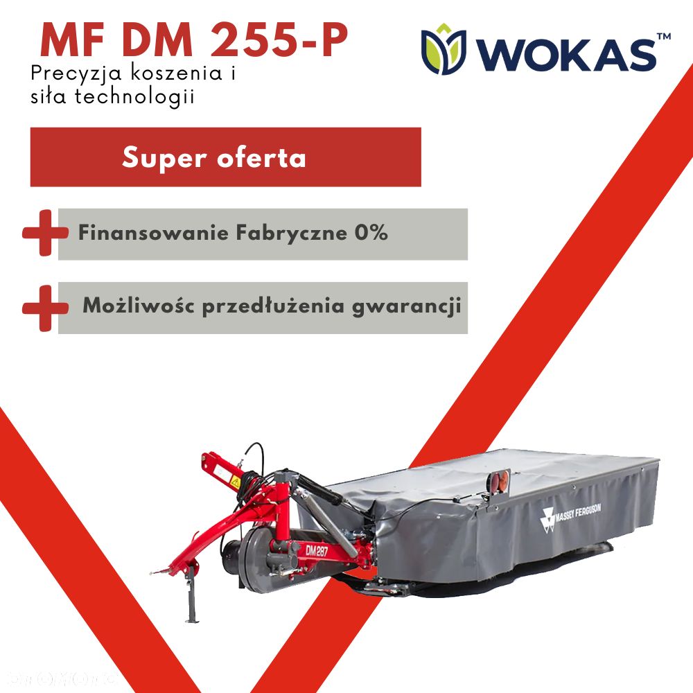Massey Ferguson Kosiarka Dyskowa 2,55m DM255 P - 2