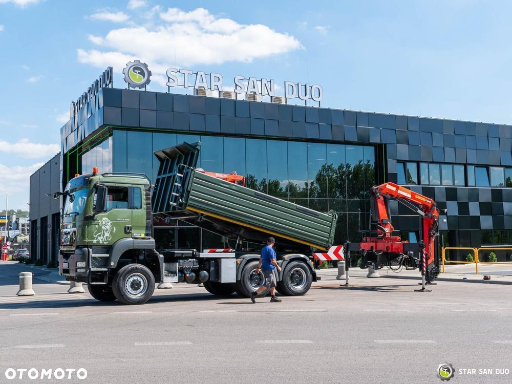 MAN TGS 35.480 6x6 PALFINGER PK 20002 HDS Chwytak Kosz Wywrotka - 11