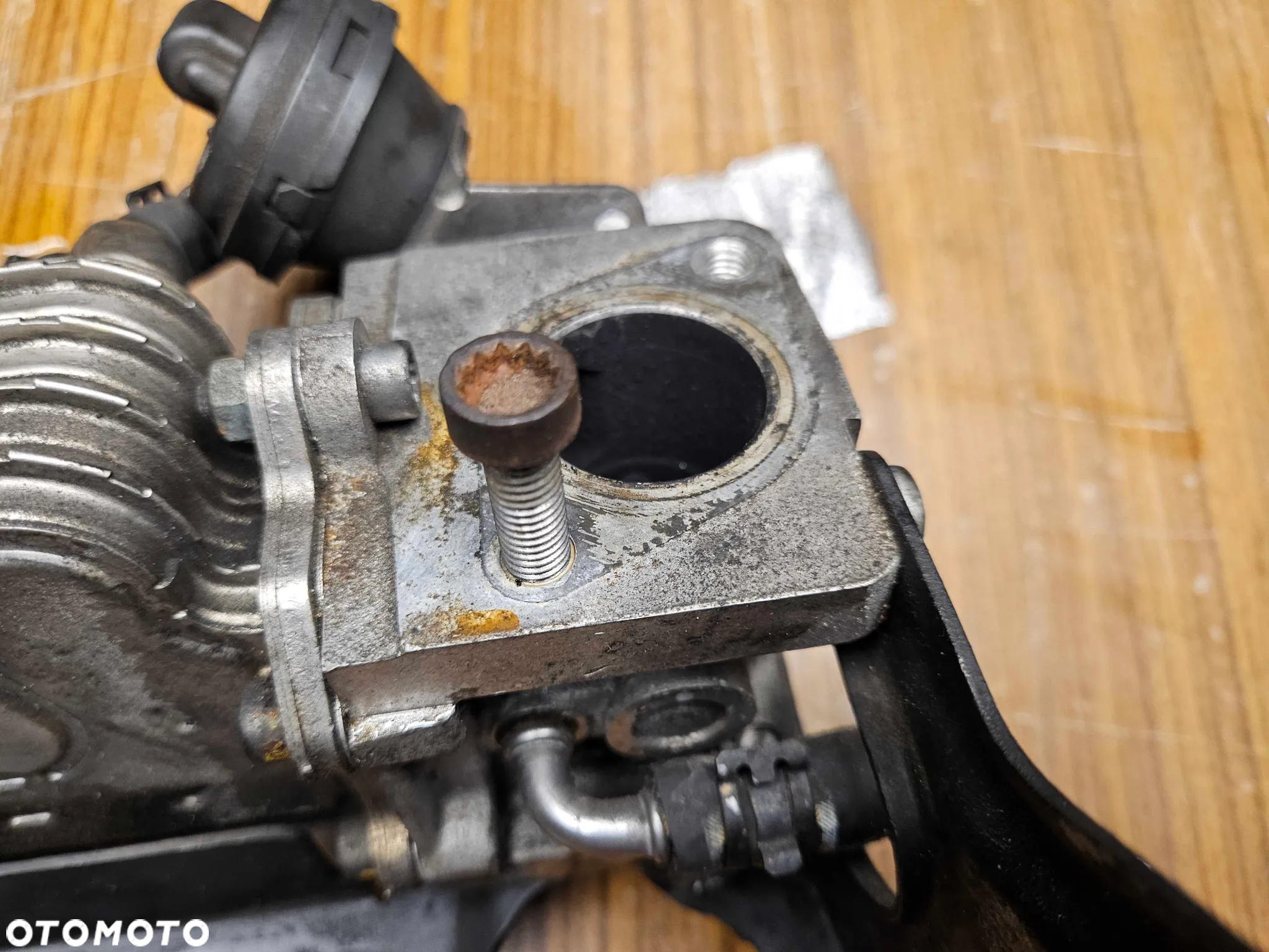 Chlodniczka 059131063C 059131508F Chlodnica Spalin Zawor EGR Nastawnik 2.7 3.0 TDI V6 Audi A6 C6 VW - 11
