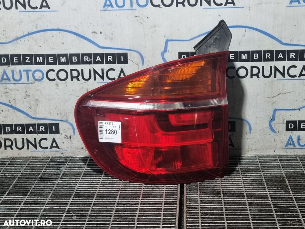 Stop Stanga BMW X5 E70 Facelift 2010 - 2013 SUV 4 Usi (1280) Cu led - 1