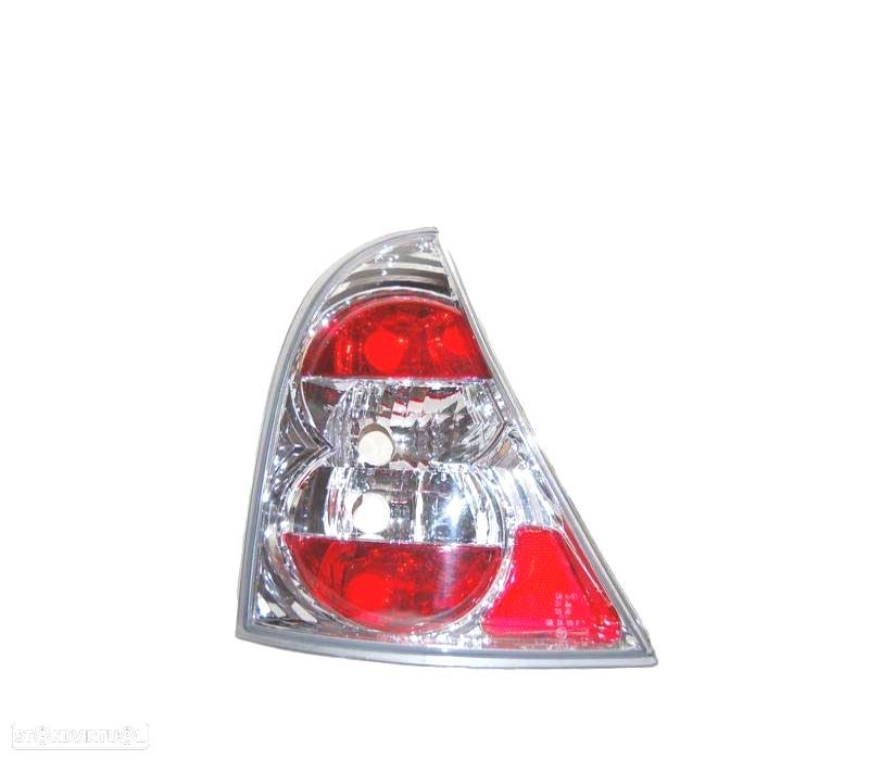 FAROLINS RENAULT CLIO 98-01 LOOK LEXUS FUNDO CROMADO - 4