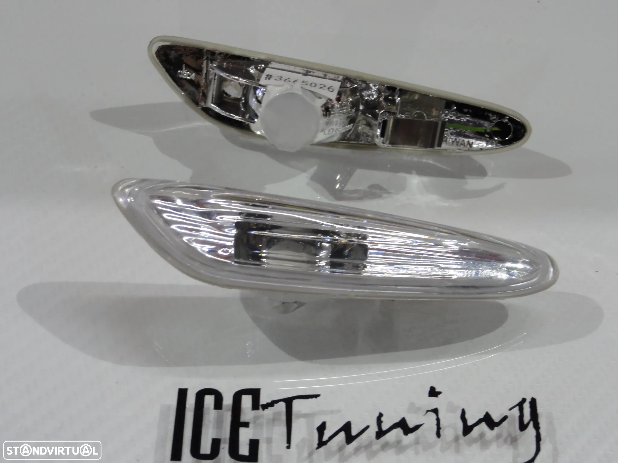Piscas, Farolins Laterais + lâmpadas cromadas para BMW E81, E82, E84, E87, E88, E46 +01, E60, E61 E90 E91 E92 E93 escurecidos ou em cristal - 13