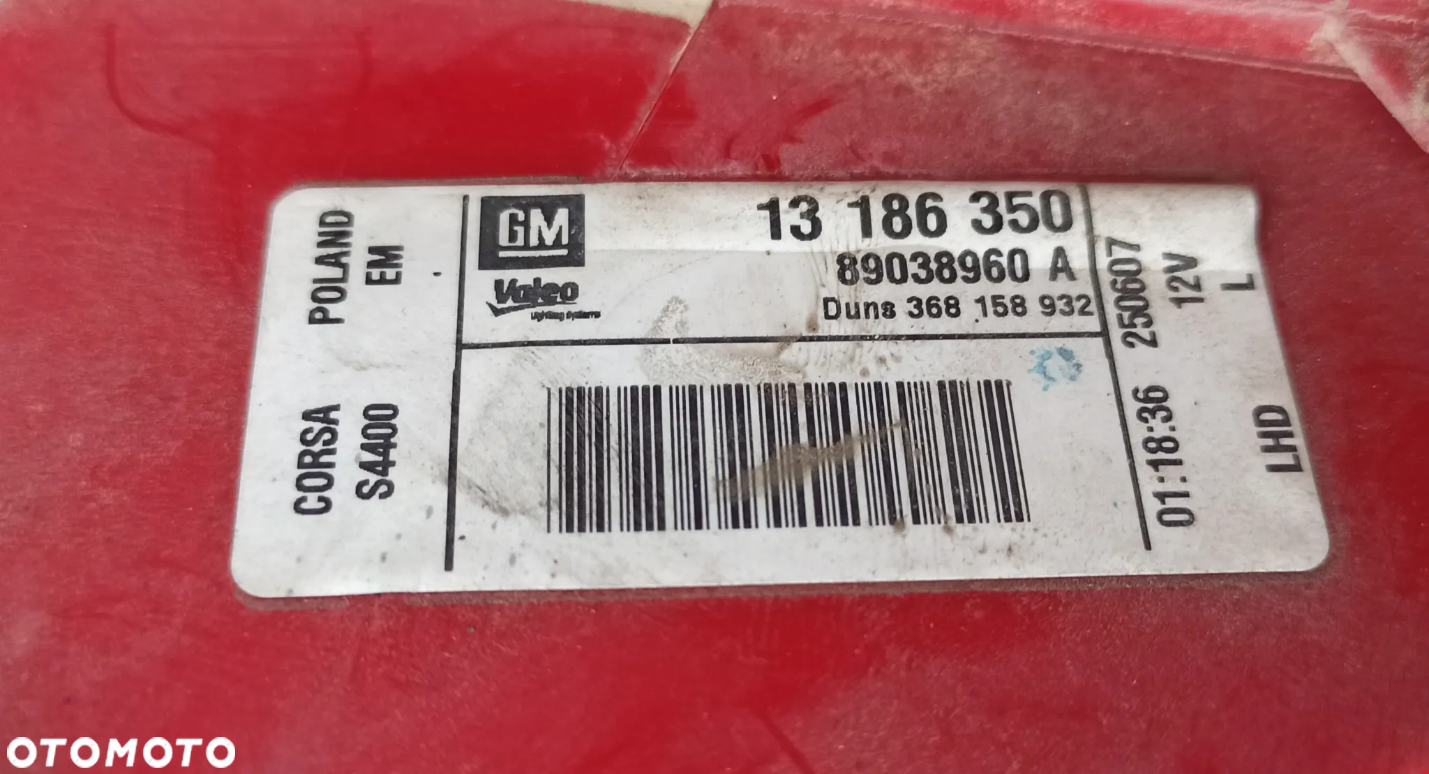 Lampy Tył Tylne Lampa Lewa Prawa Opel Corsa D - 5