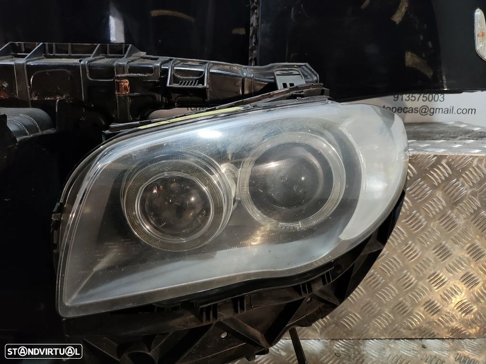 FRENTE COMPLETA BMW SERIE 1 E87 PACK M E81 CAPOT PARACHOQUES GUARDA-LAMAS OTICAS XENON RADIADOR VENTILADOR FRENTE FIBRA REFORÇO - 17