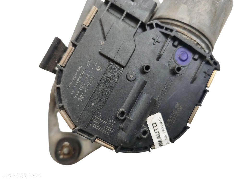 SILNICZEK WYCIERACZKI LEWY PRZÓD PEUGEOT 508 I LIFT (2014-2018) 1.6 BLUEHDI 120KM 9816172780 3397021927 - 4