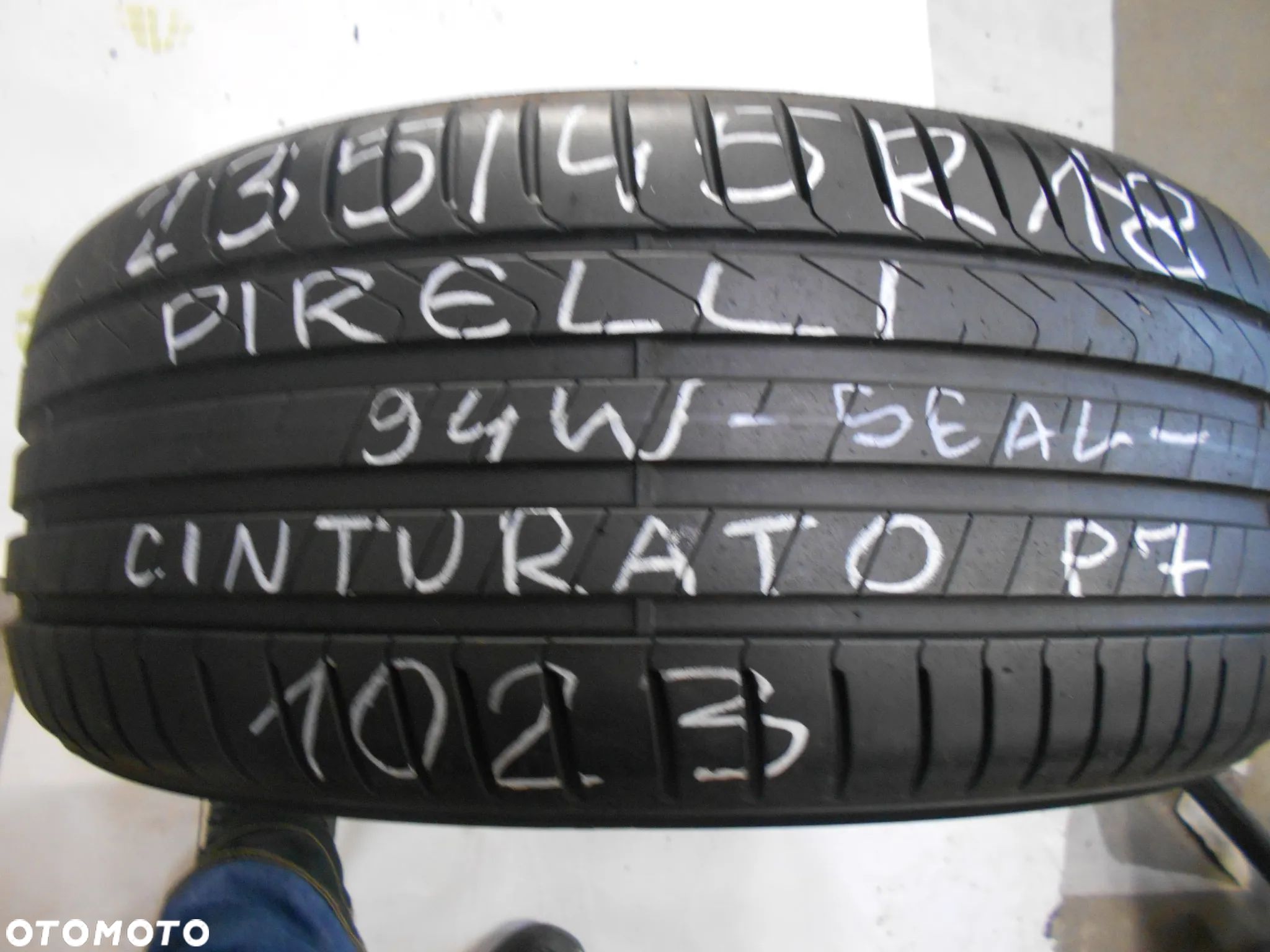 OPONA POJEDYNKA 235/45R18 PIRELLI CINTURATO P7 SEAL DOT 1023 7.5MM - 1