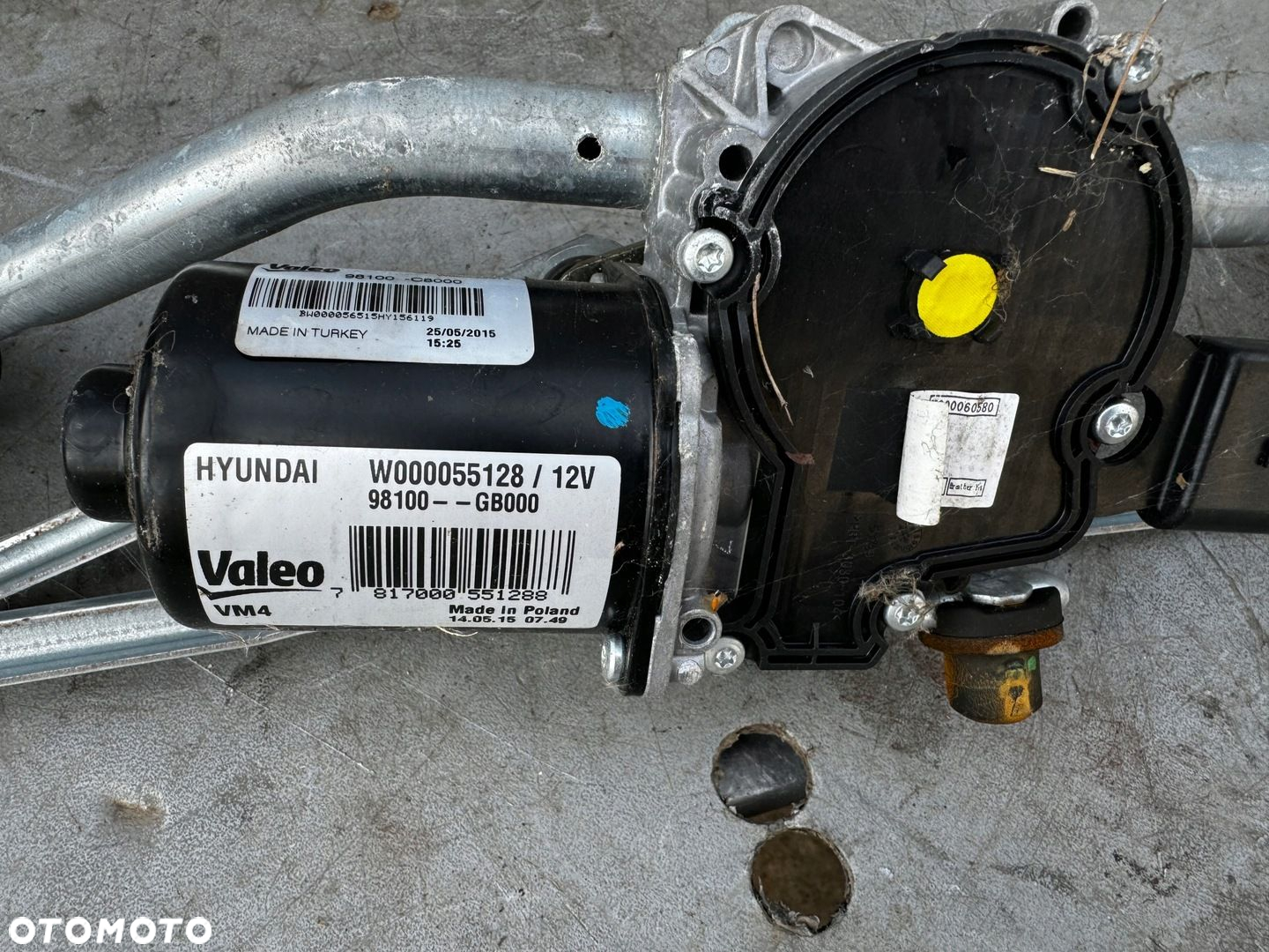 Mechanizm Wycieraczek Hyundai I20 II 98100-GB000 - 3