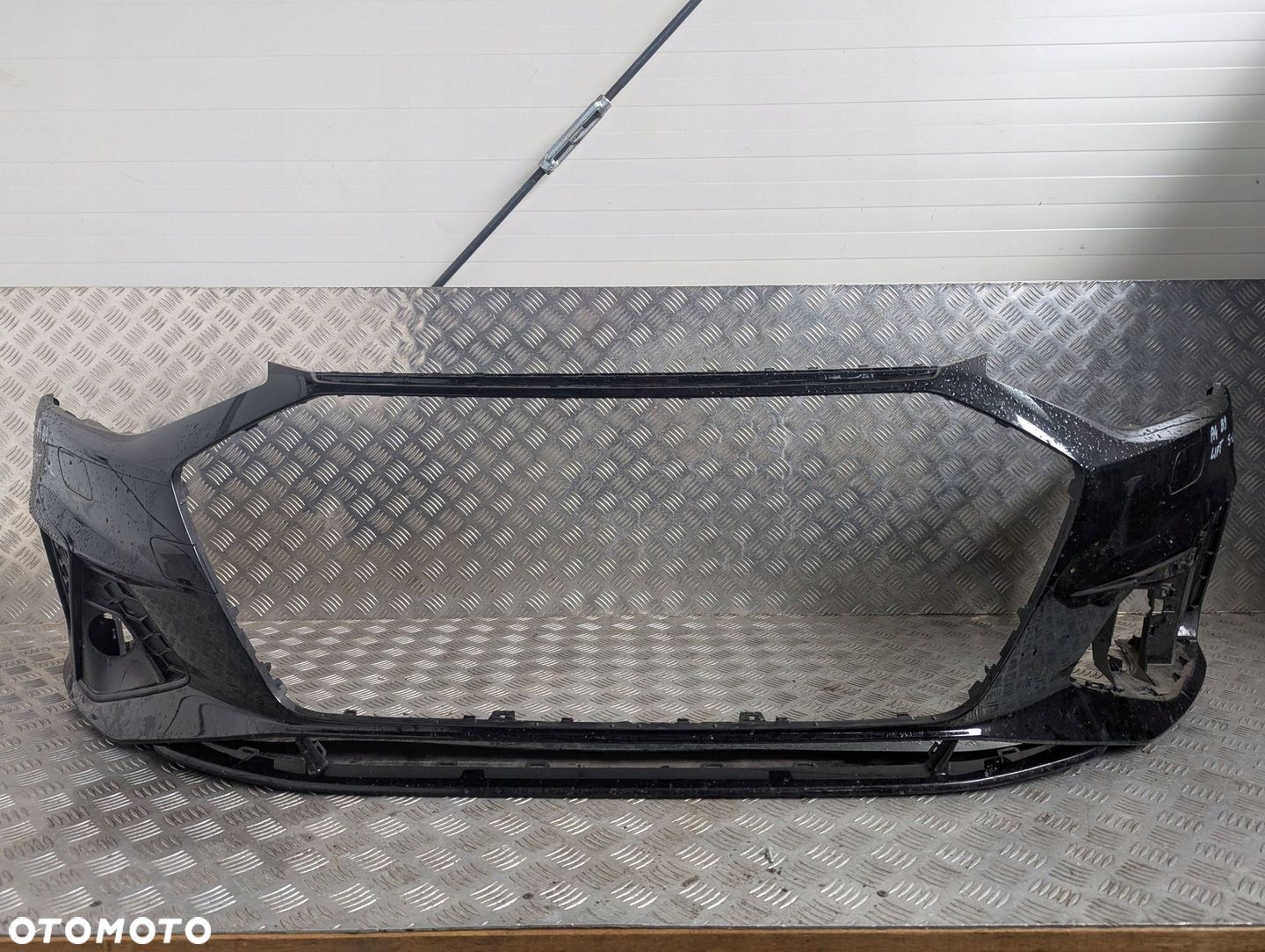 Audi A4 B9 8W lift 2019-2024 S-Line zderzak przód przedni czarny - 1