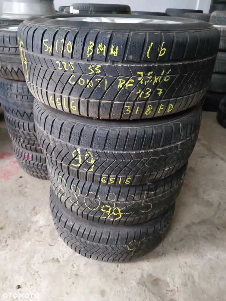 5x120 Felgi Aluminiowe Alufelgi Oryginalne 16 Koła Zimowe Zima BMW 3 SERIA E90 E91 3 E36 E46 F30 F31 Z3 1 E81 E87 E88 F20 6,5mm VW TRANSPORTER T5 T6 Legnica ALU-RAD 225/55 STYLING WZÓR 656 - 2