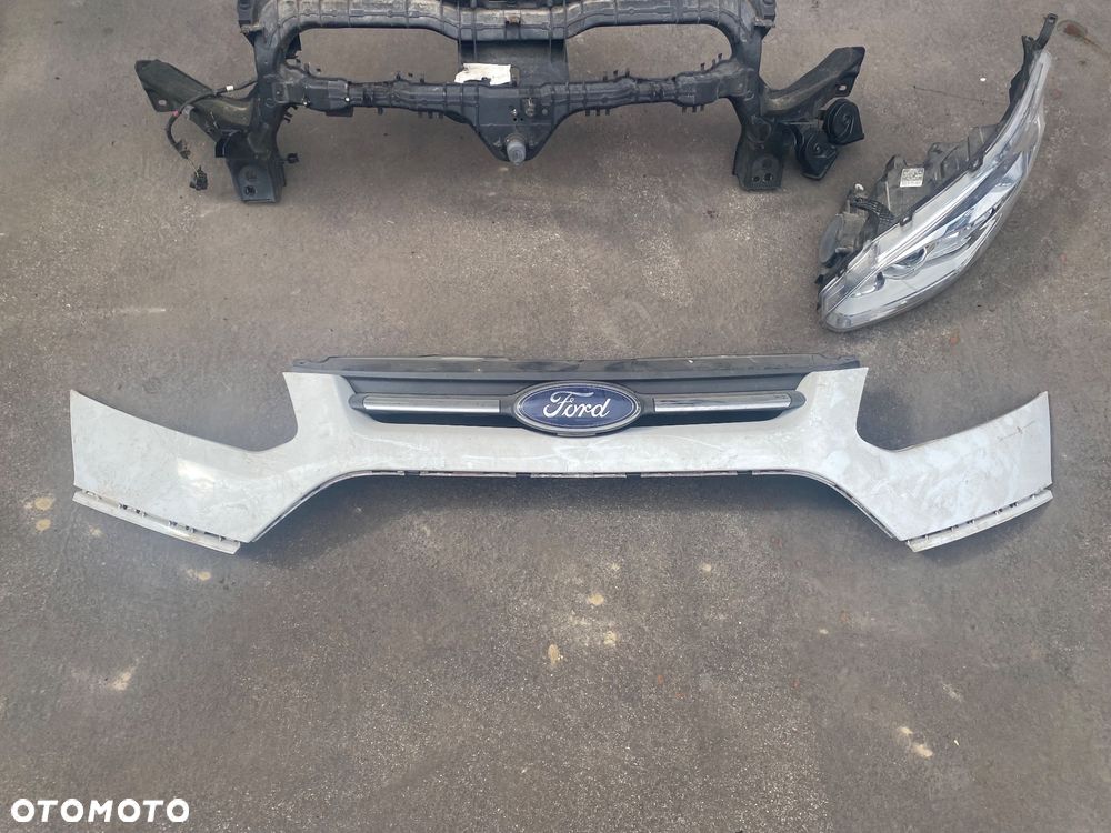 Ford Transit Custom Mk8 2016r MASKA BŁOTNIK przedni  lewy LAMPA przednia lewa REFLEKTOR grill atrapa ZDERZAK pas przedni chłodnice KOMPLETNY PRZÓD pokrywa silnika komplet chłodnic wentylator - 7