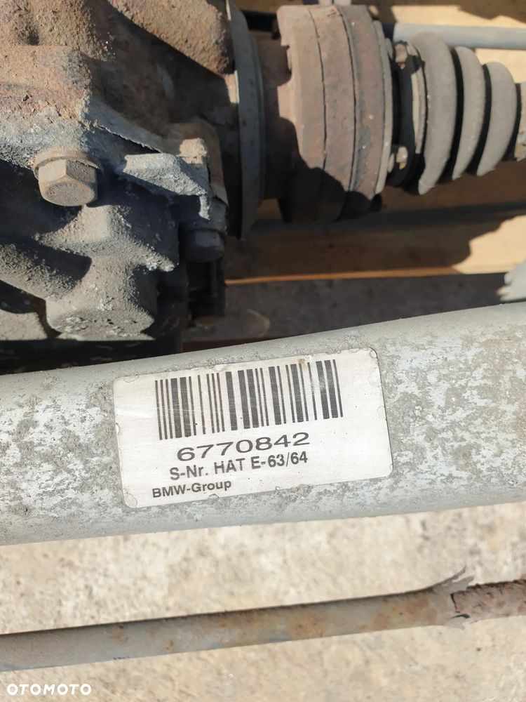 AMORTYZATOR TYŁ TYLNY SPRĘŻYNA PRAWY LEWY BMW 6 E63 E64 3.0i BENZYNA 6767733 Most dyfer DYFERENCJAŁ  3.91 N52 7534042-4  WÓZEK BELKA ZAWIESZENIA TYŁ SANKI 6770842 Zwrotnica Piasta Prawy LEWY Tył ZACISK HAMULCOWY PÓŁOŚ PÓŁOSIE - 13