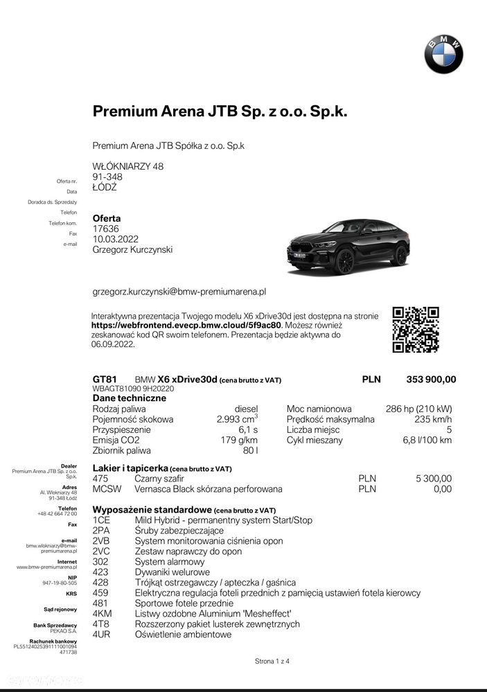 BMW X6 xDrive30d mHEV - 7