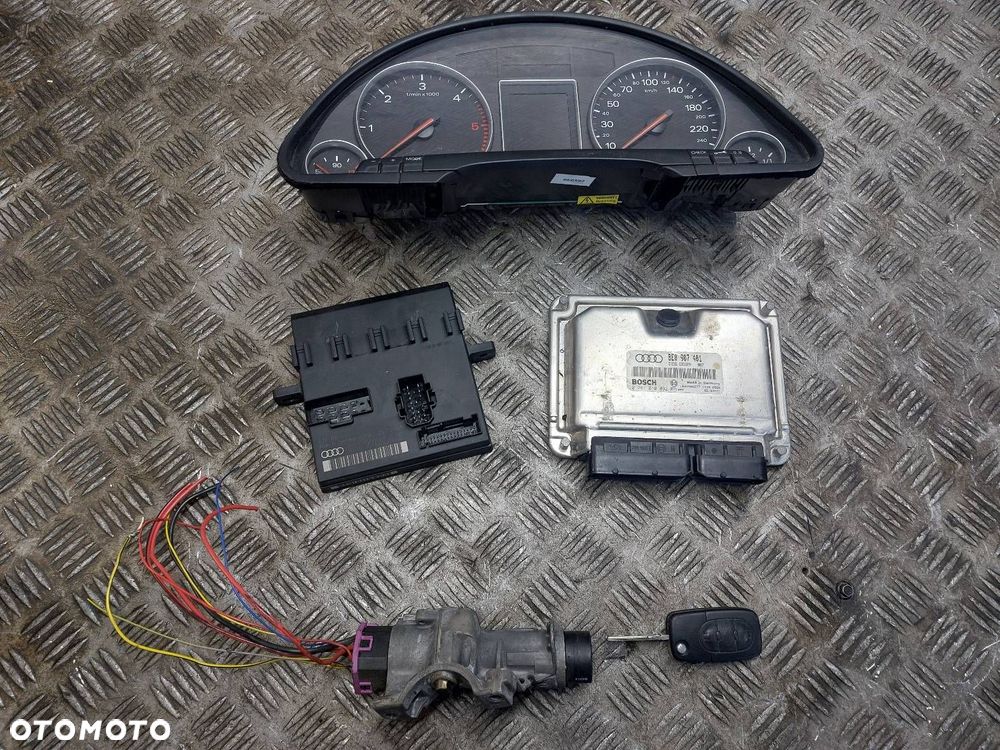 ZESTAW STARTOWY AUDI A4 B6 2.5 TDI 8E0907401 8E0907279E 4B0905851C - 1