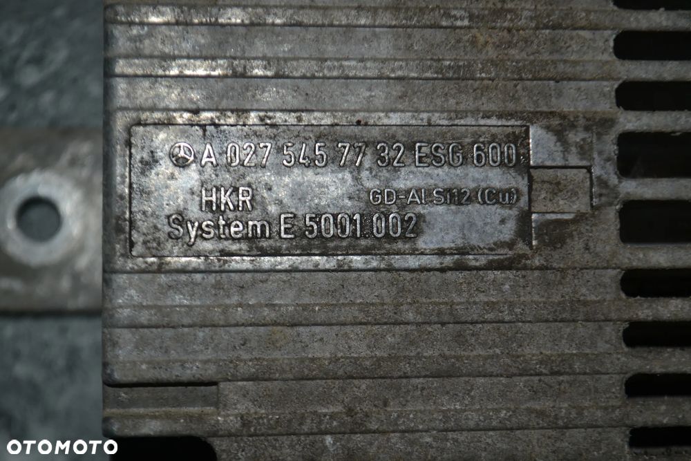 MERCEDES STEROWNIK WENTYLATORÓW 0275457732 - 3