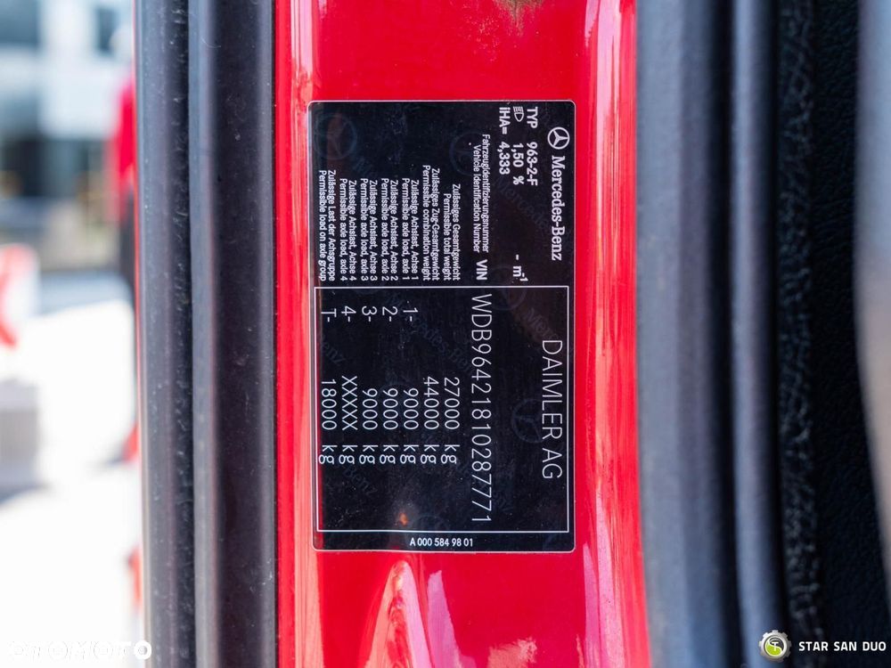 Mercedes-Benz AROCS 3345 6x6 HMF 3220 K hds Żuraw wywrotka - 19