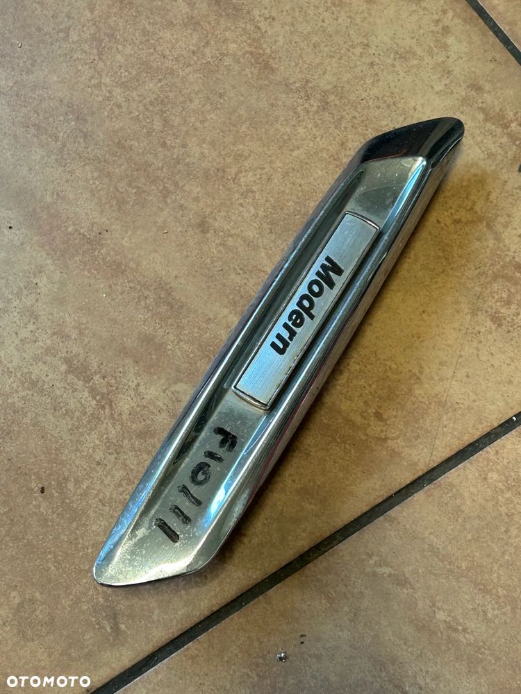 LEWY DEKOR LISTWA NA BŁOTNIK BŁOTNIKA LEWEGO BMW F10 F11 LIFT LCI 7336645 - 1