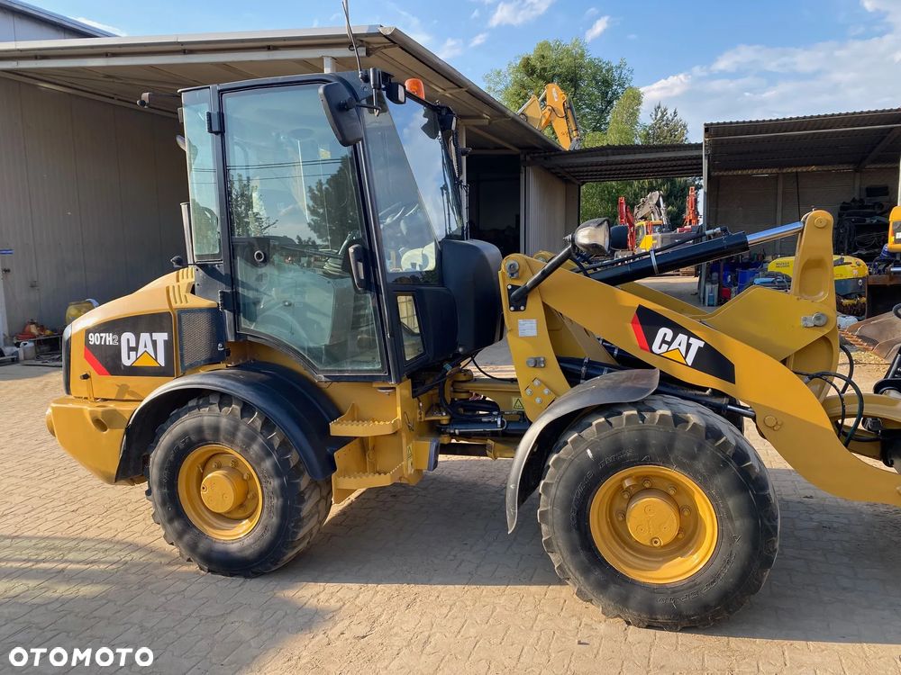 Caterpillar CAT 907H2, 5800 MTH, ŁYŻKA OTWIERANA + WIDŁY, z NIEMIEC, - 14