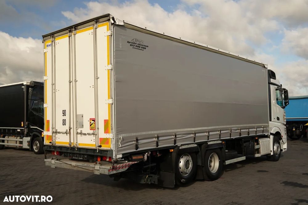 Mercedes-Benz ACTROS 2551 / 6X2 CORTINĂ / RIDICATIVĂ / PUNTE RIDICATIVĂ / DIRECȚIE / PODEA REZISTENTĂ - 6