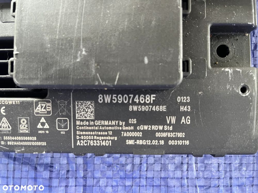 AUDI MODUŁ STEROWNIk gateway 8w5907468f* - 2