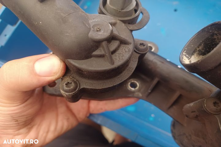 Carcasa termostat 03C121826AF 03C121121D 03C121118D Volkswagen VW Gol - 2