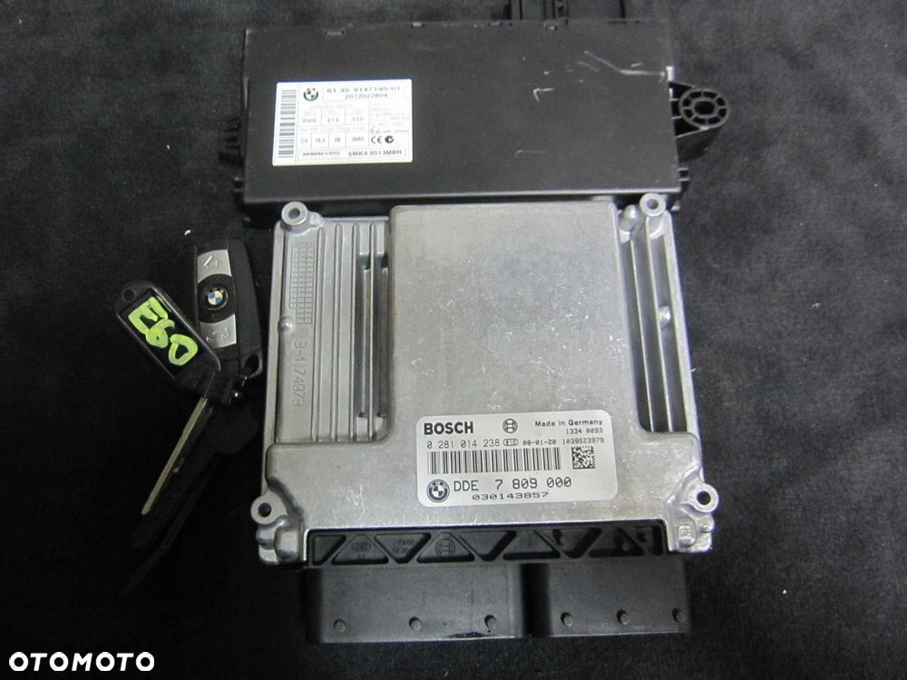 BMW E60 520D 177K N47 CAS KOMPUTER SILNIKA 7809000 - 1