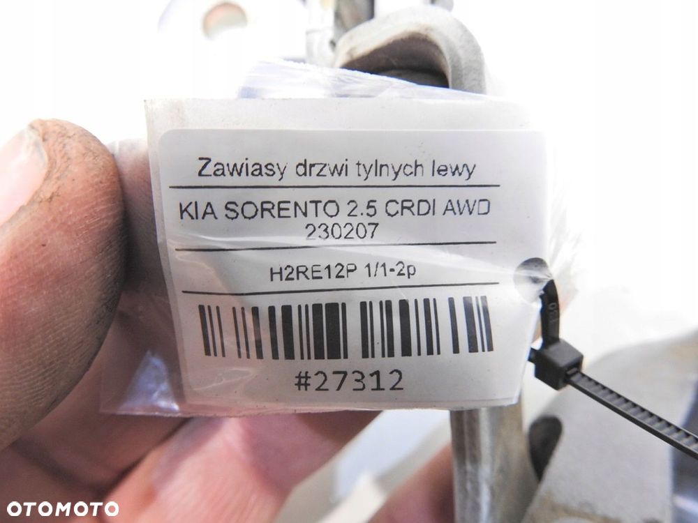 ZAWIAS ZAWIASY DRZWI LEWY TYŁ VQ KIA SORENTO I - 5
