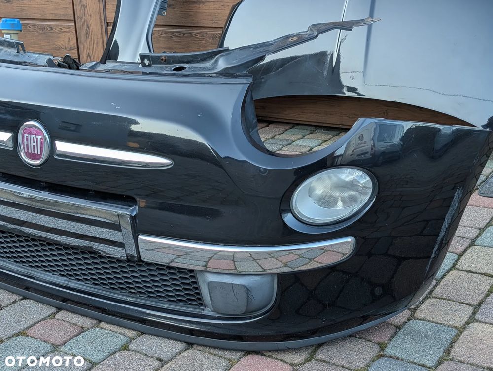 ZDERZAK PAS PRZEDNI MASKA BŁOTNIKI PRZÓD FIAT 500 BENZYNA - 4