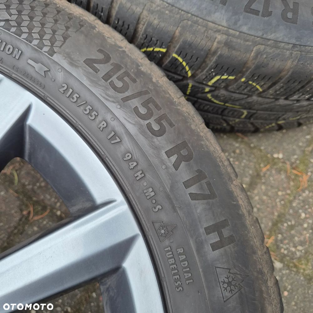 ZIMA KOŁA 215/55 R17 W PASSAT TOURAN SHARAN T-ROC SUPERB OCTAVIA KAROQ YETI - 9