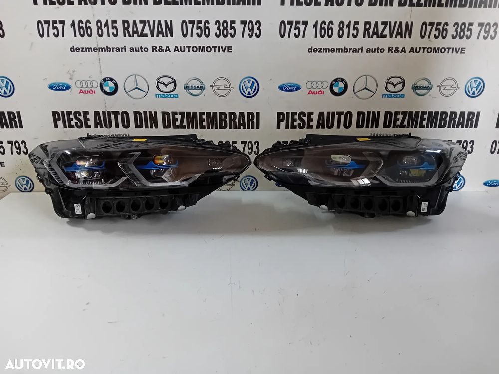 Faruri Laser BMW G22 G23 G26 Originale Complete Cod OEM 9505115 9505116 - 1