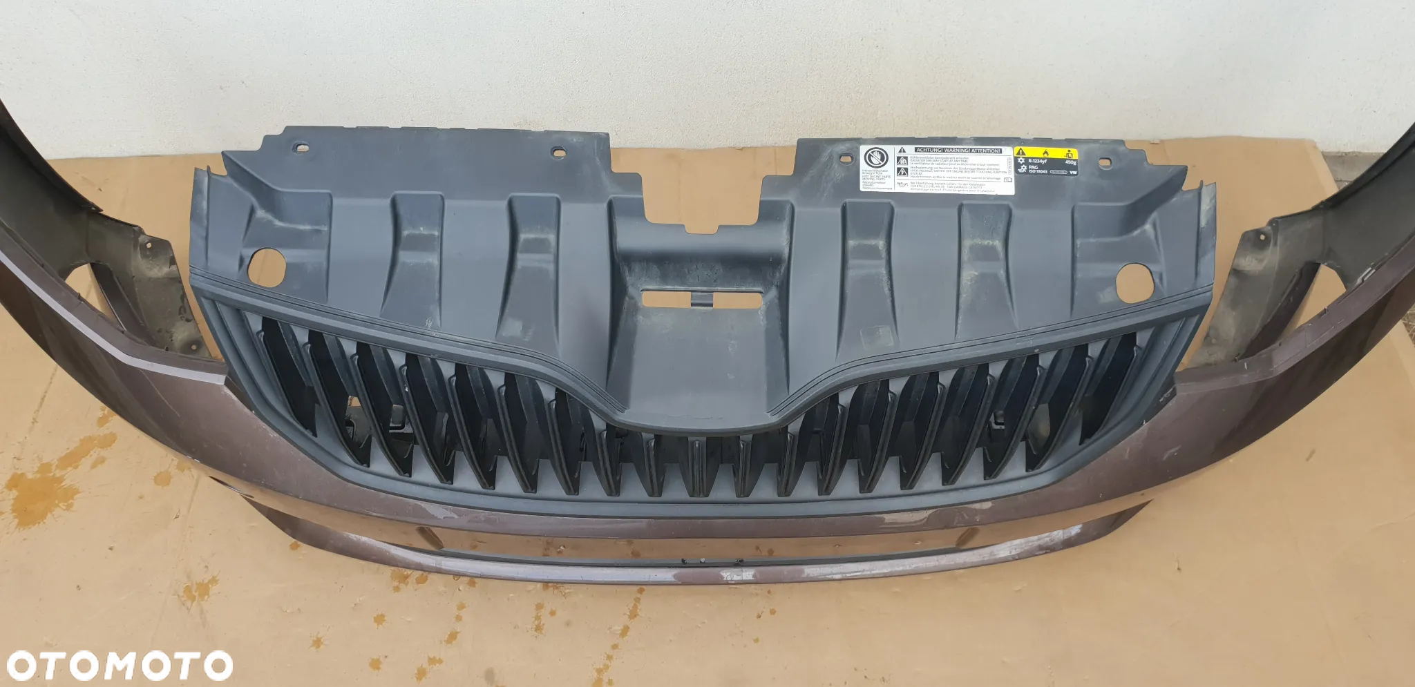 SKODA FABIA III 6V0 6V ZDERZAK PRZEDNI GRILL ATRAPA KRATKA ORYGINALNY 6V0807221 - 2