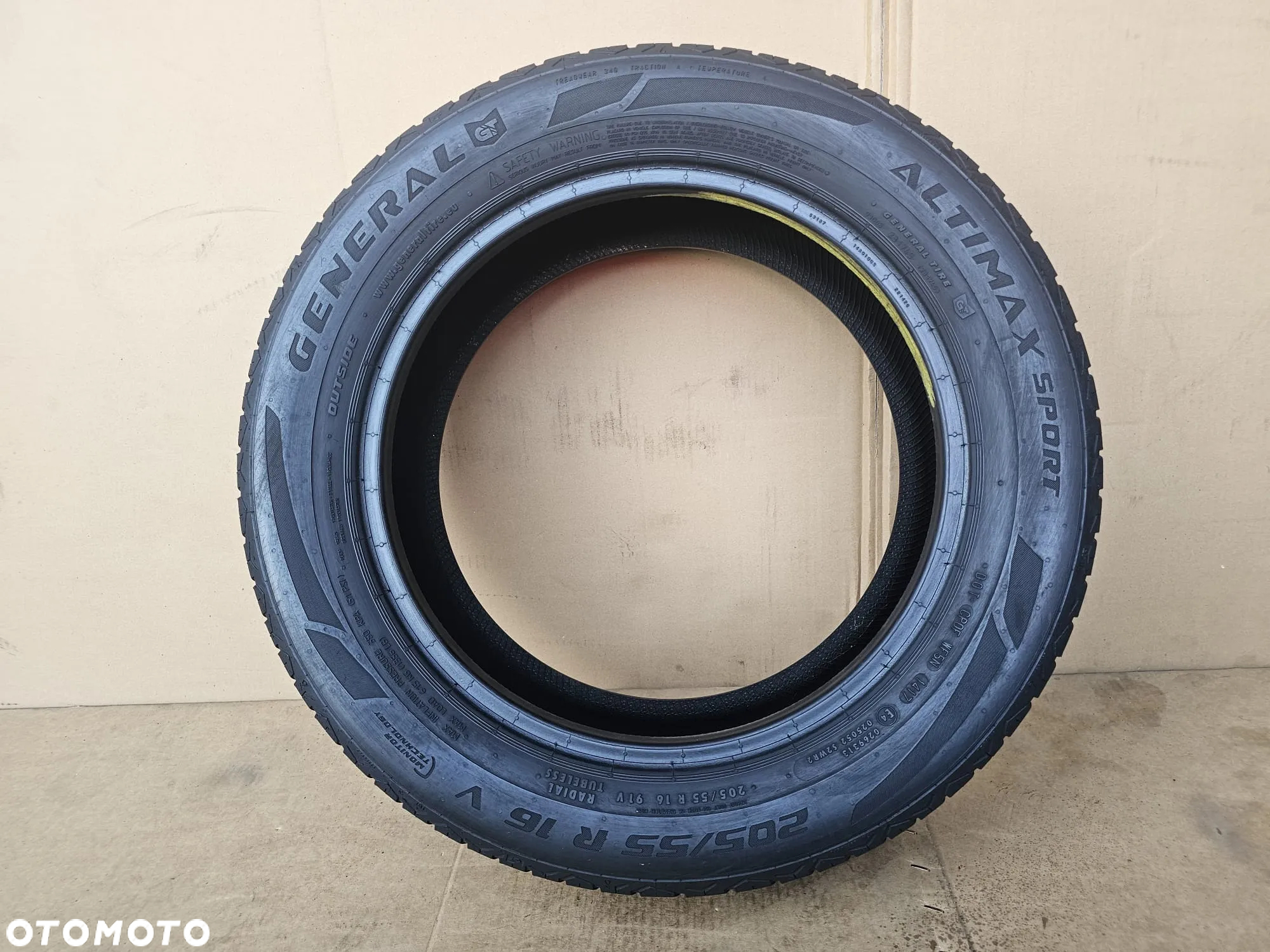 (O101) 205/55R16 91V 5,6mm 17r / General Altimax Sport - 4