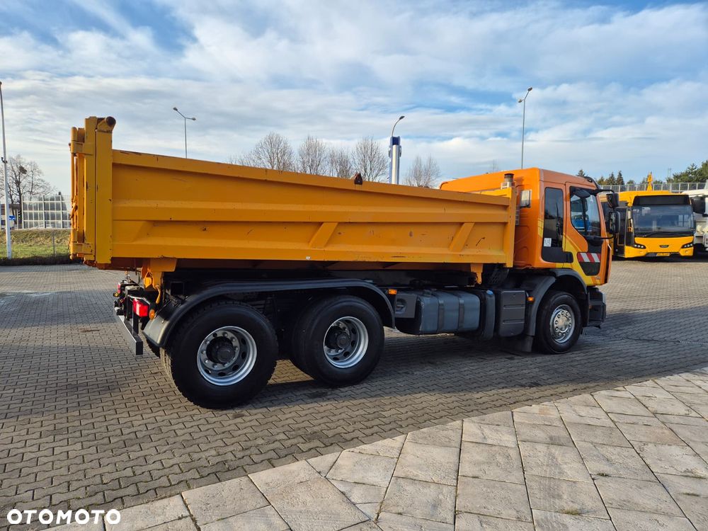 Renault PREMIUM DXI LANDER D 370 / 6X4 / WYWROTKA TYŁ / HYVA / HYDROBURTA Z BOKU / CZOŁOWNICA / NISKI PRZEBIEG / BEZWYPADKOWY / 6X4 / EURO 4 - 13