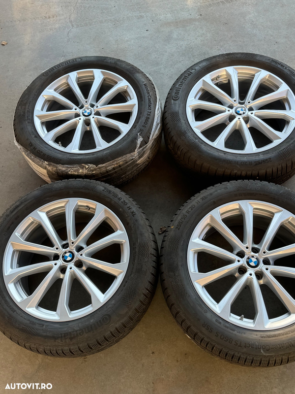 Vând jante originale BMW X7 G07 pe 20” cu anvelope iarnă