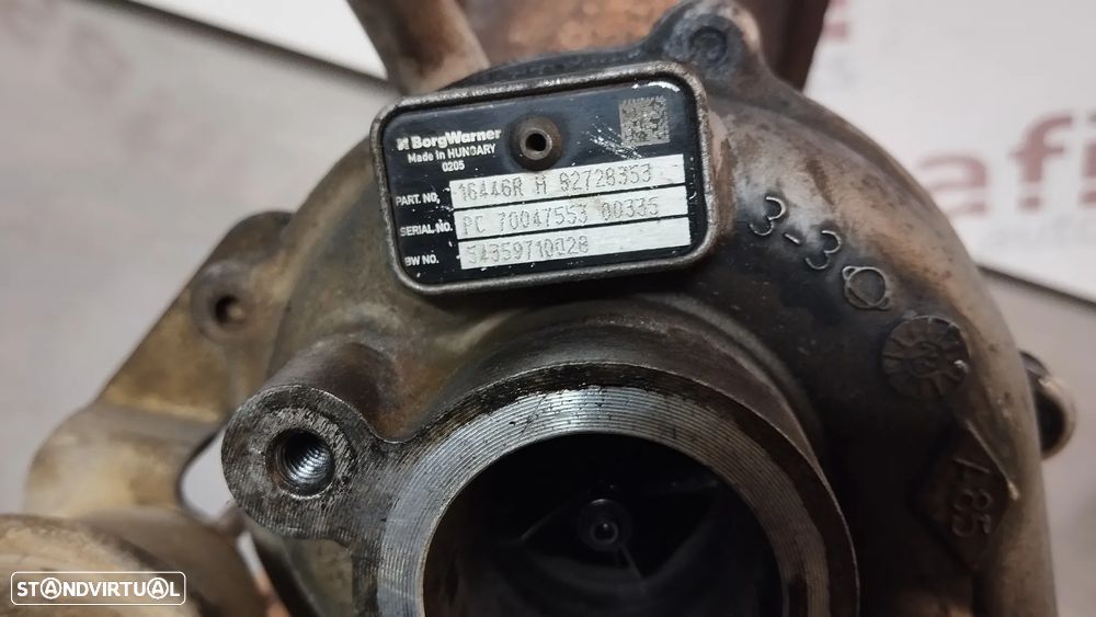 TURBO RENAULT KANGOO / CLIO IV / DACIA DOCKER 1.5DCI 90CV 16446R 82728353 54359710028 - 5