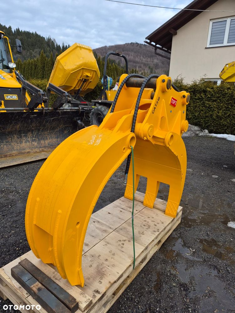 Chwytak 5cio palczasty, Szczęka Kleszcze Wyburzeniowe Kruszarka fi75mm CAT 315, TOFT ASC70. - 5