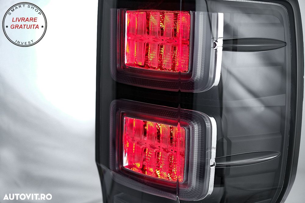 Stopuri LED Ford Ranger (2012-2018) Geam Clar cu Semnal Dinamic- livrare gratuita - 4