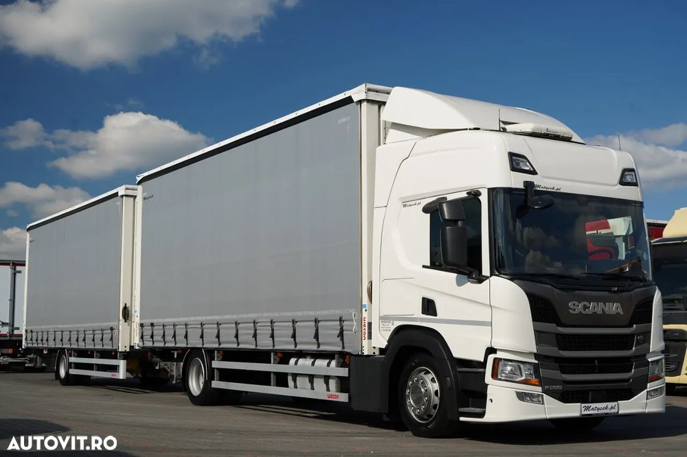 Scania P 280 / TANDEM / 4X2 / MEGA / I-PARK COOL / REMORCA WECON / SAF / - 1