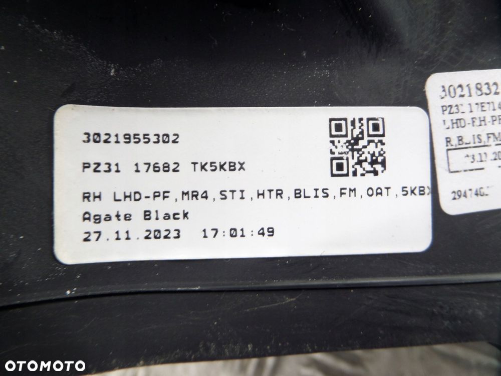 ford transit custom ii mk2 2024+ lusterko prawe 11 pin pz3117682tk5kbx - 5