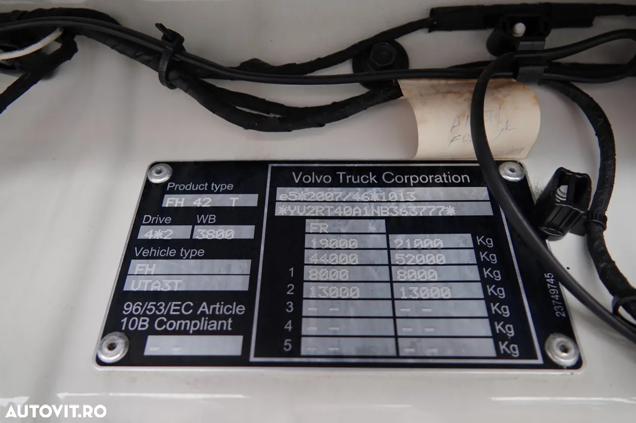 Volvo FH 500 / I-PARK COOL / CONTRACT POST-SERVICE / IMPORTAT - 37