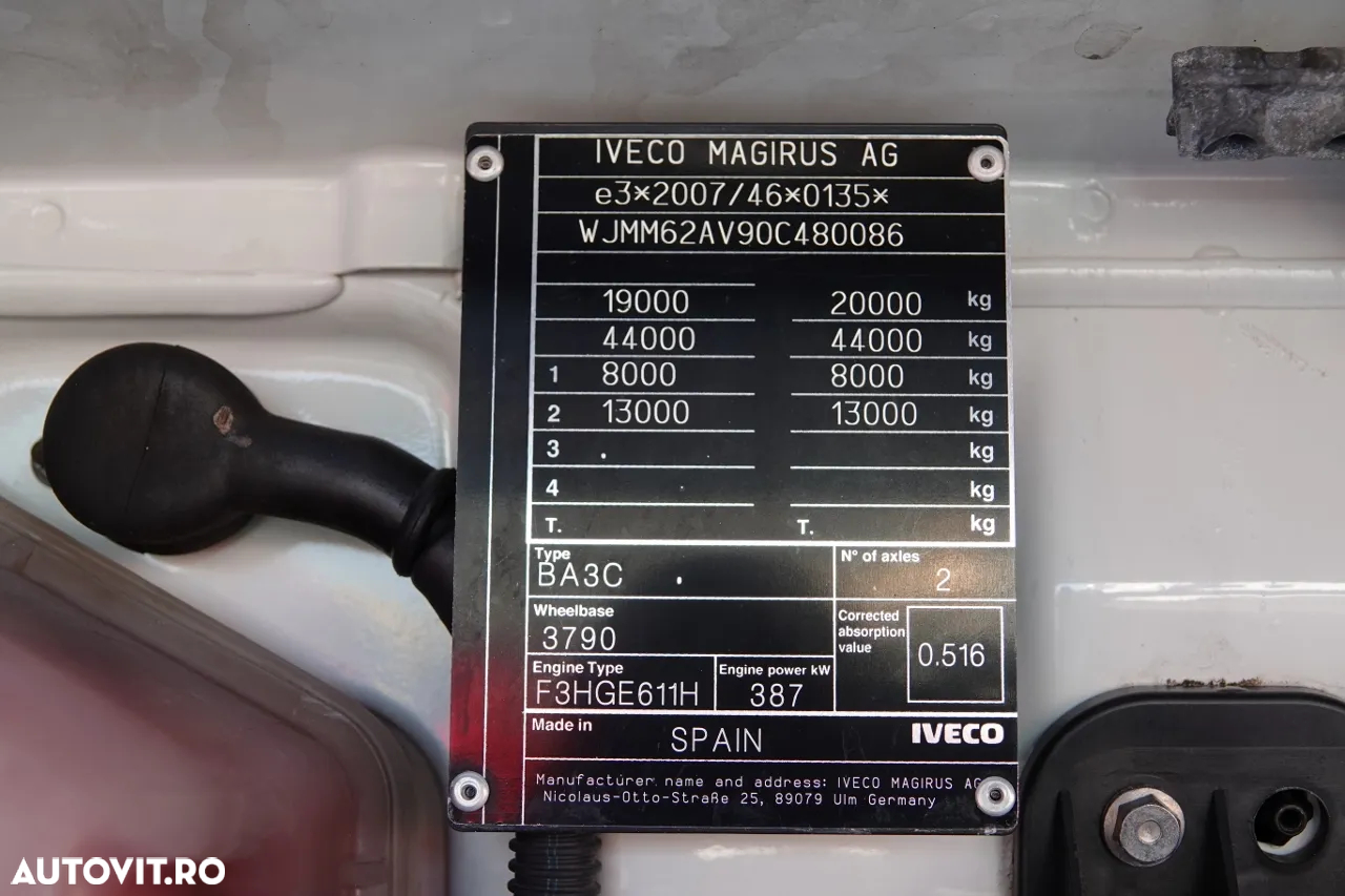 Iveco S-WAY / 530 / RETARDER / I-PARK COOL / ANVELOPE 100% / 2022 / DUPA CONTRACTUL DE SERVICE - 36