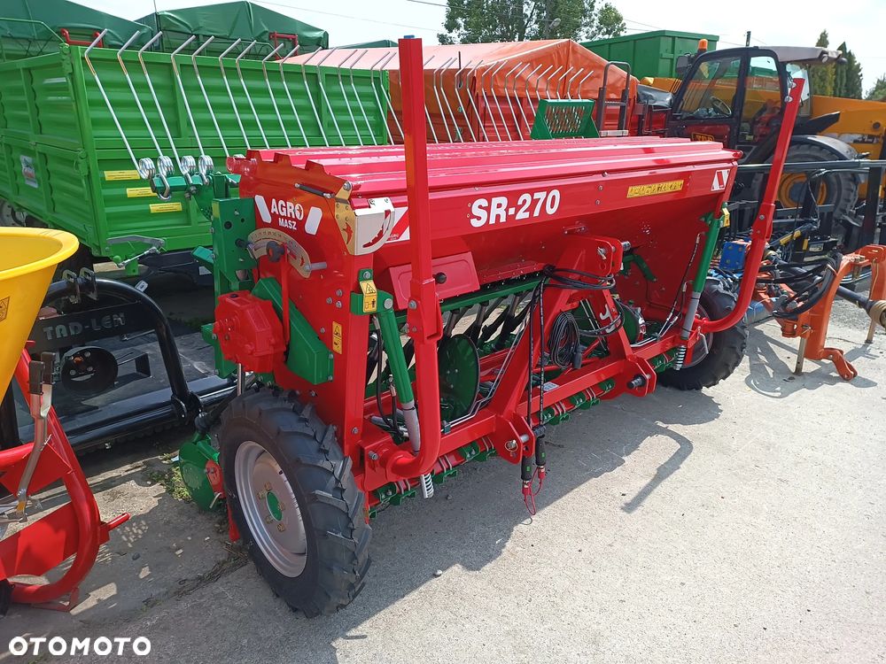 Meprozet Siewnik talerzowy, stopkowy-redlicowy, SR25/SRT25, SR27/SRT27, SR30/SRT30, S107, S107T, poplonów S119, nabudowany SNT30 agregat uprawowo siewny Euro-Masz, Akpil, Agro-Masz - 13