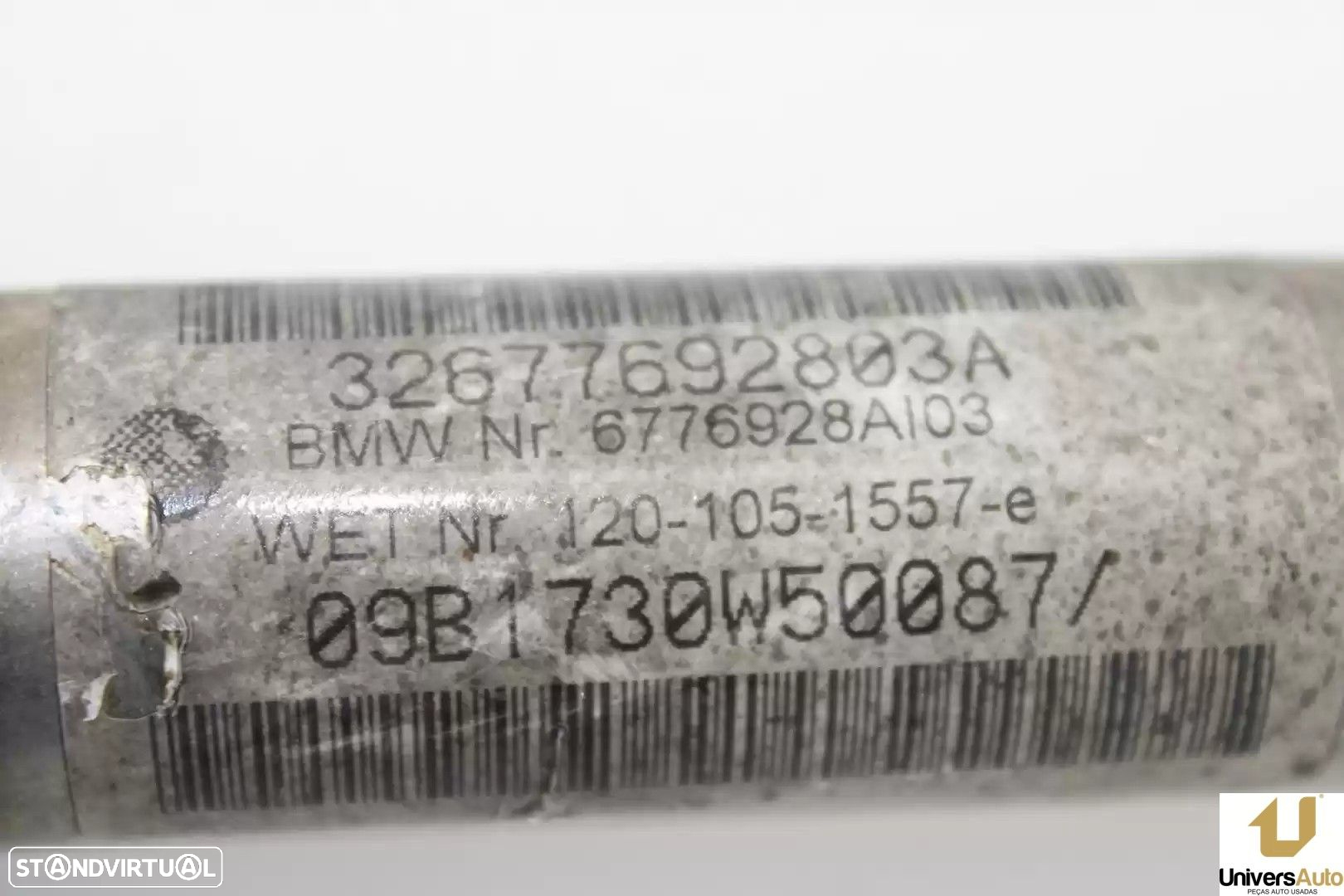 EIXO INFERIOR COLUNA DIREÇÃO BMW X5 2009 -6776928AI03 - 2