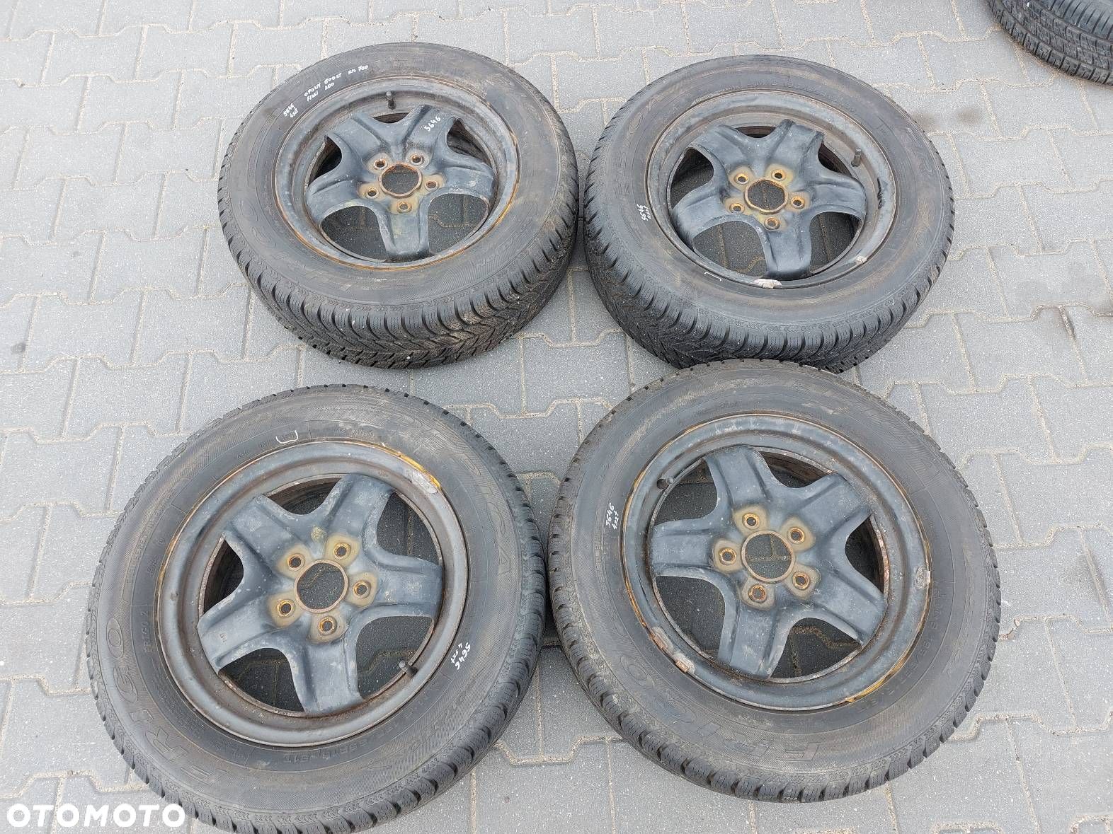 FELGI STALOWE STRUKTURALNE 4 SZT KOMPLET 5x110 6Jx15 ET43 FI65,1 OPEL - 1