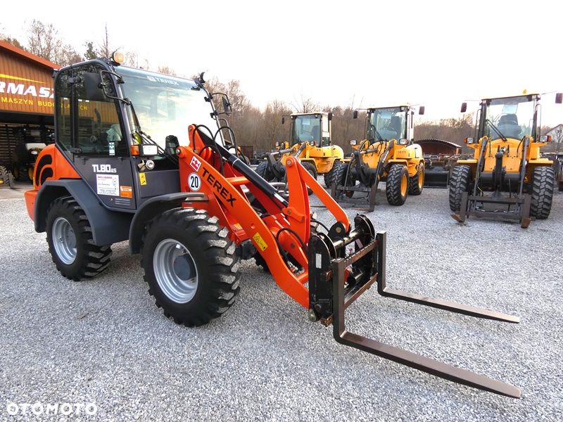 Terex TL80AS Z Niemiec / 483mtg Praktycznie NOWA Ładowarka ! / - 4
