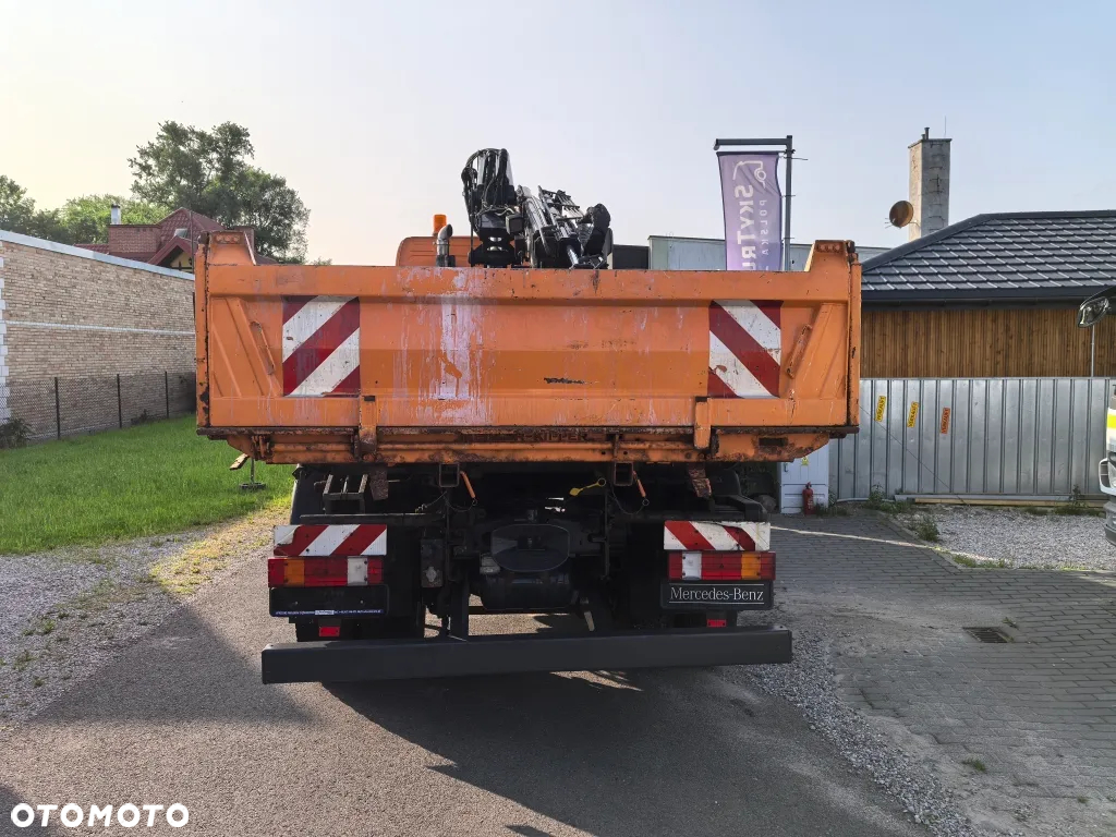 Mercedes-Benz * AXOR * 4x4 * Wywrotka 3-stronna * Hiab 099 * Czołownica do pługa * - 5